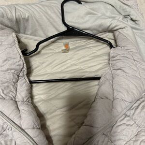 Light Gray Quilted Jacket